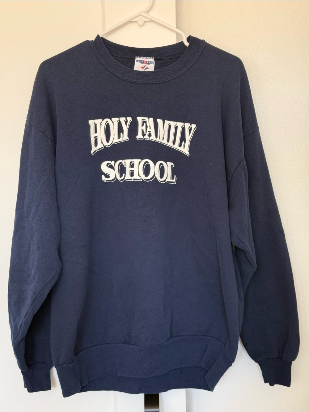 Holy Family School Navy Crewneck Sweatshirt